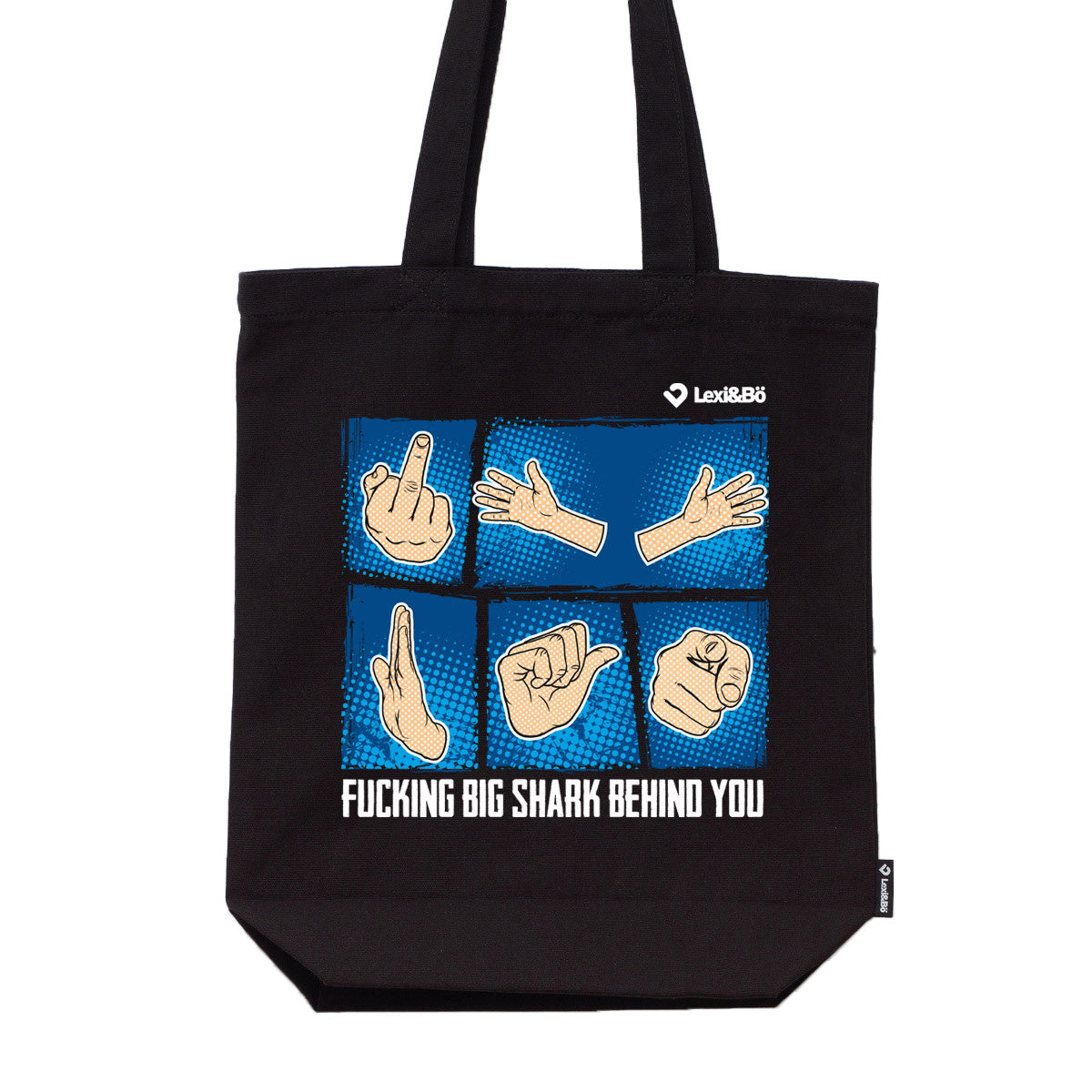 Fucking big shark Shopping Bag