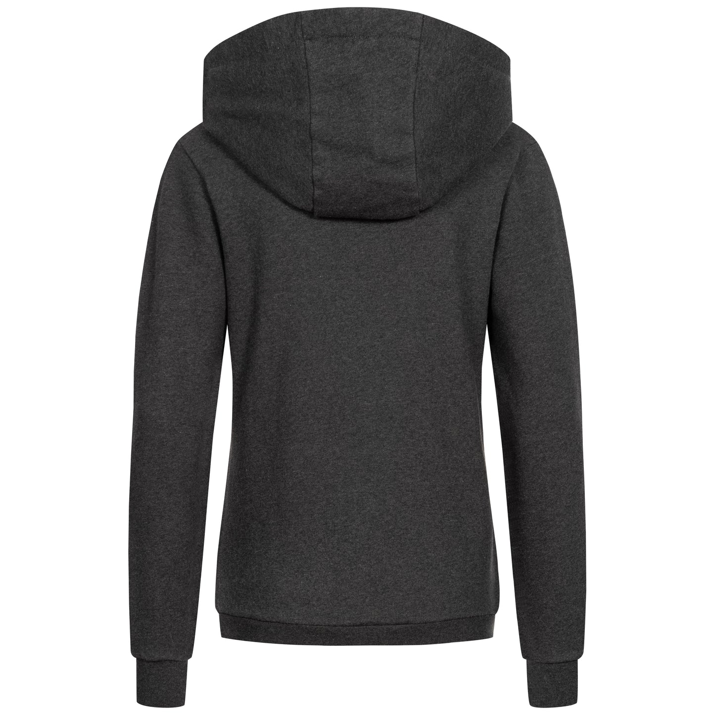 Damen Basic Hoodie Dark Melange