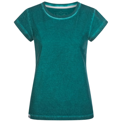 Damen Basic T-Shirt cold washed