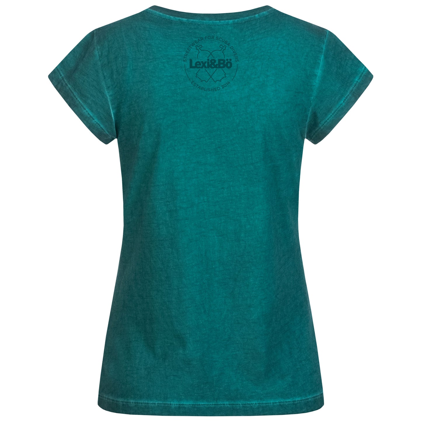 Damen Basic T-Shirt cold washed