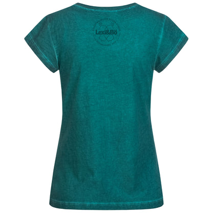 Damen Basic T-Shirt cold washed