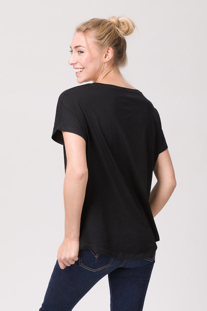 Oversized Basic T-Shirt Damen