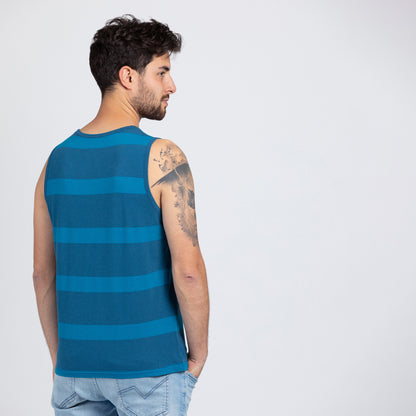 Melange Stripes Tank Top Herren