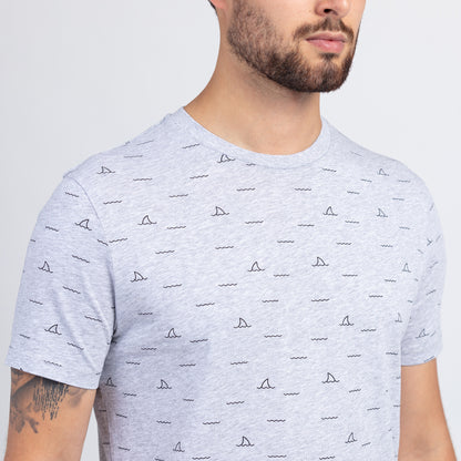 Shark Fin T-Shirt Herren