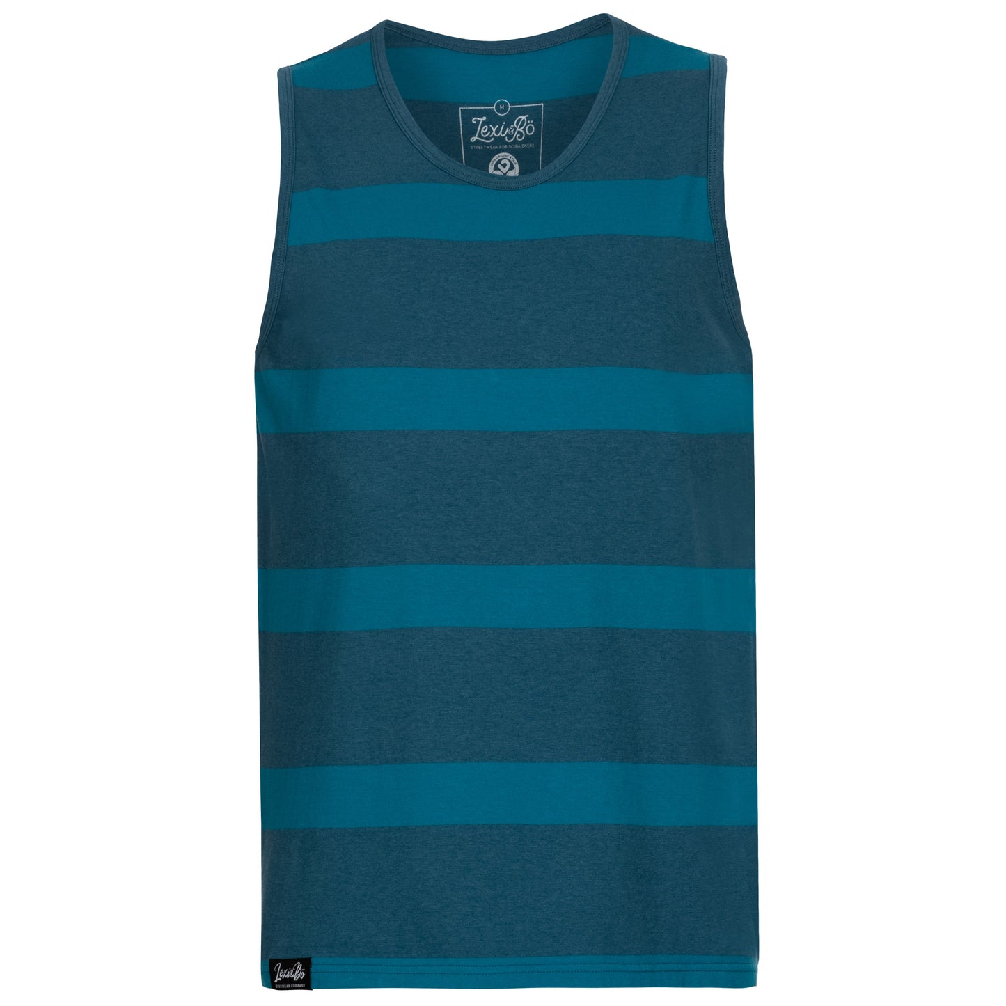 Melange Stripes Tank Top Herren