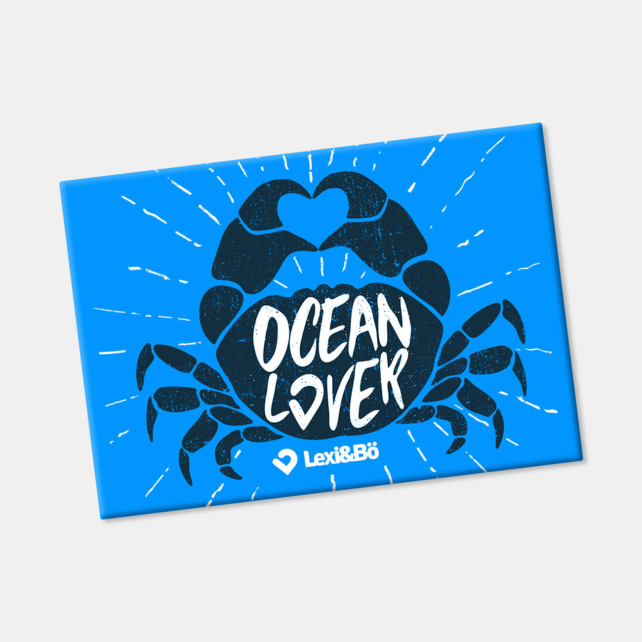 Oceanlover Crab Kühlschrankmagnet